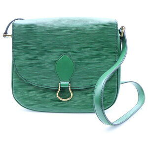 Louis Vuitton Saint Cloud Epi Leather Shoulder Bag Green RED